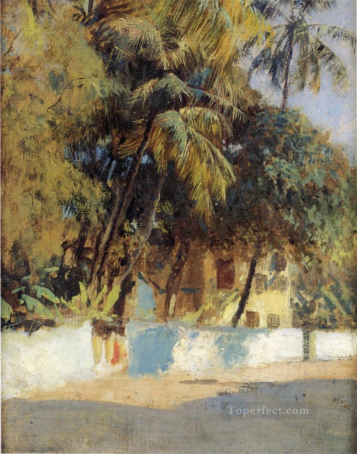 Escena Callejera Bombay Arabian Edwin Lord Weeks Pintura al óleo